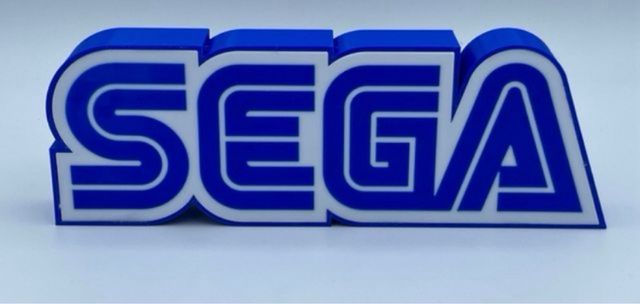 Cartaz luminoso da Sega