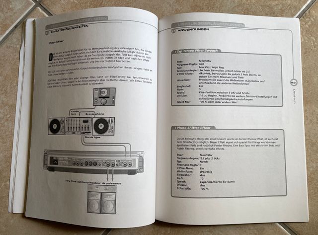 Manuale Electrix Filter Factory