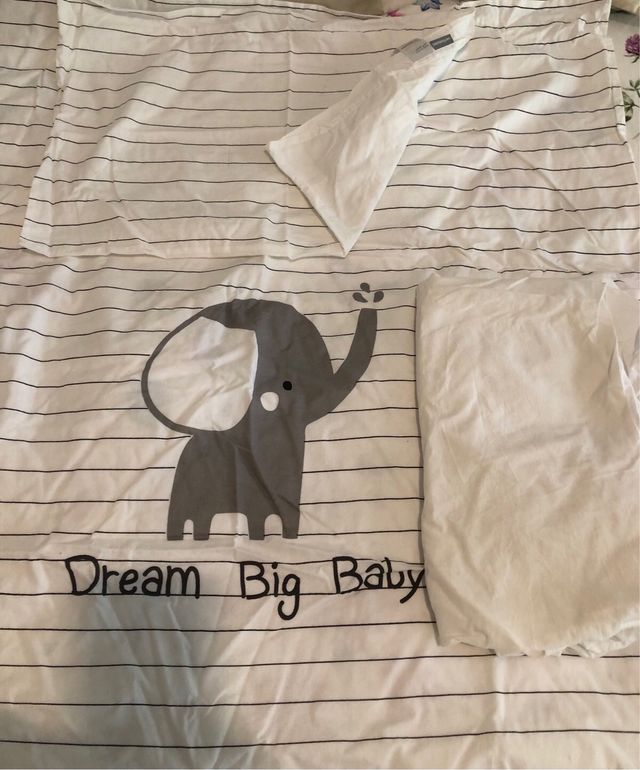 Funda edredon cuna bebe