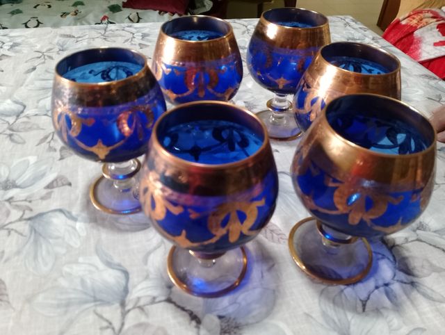 Bicchieri cognac veneziane (6 pezzi)