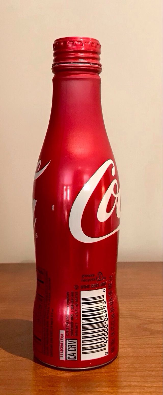 Lata di Coca Cola, normale in alluminio USA