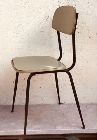 Sedia 1970 verde pisello