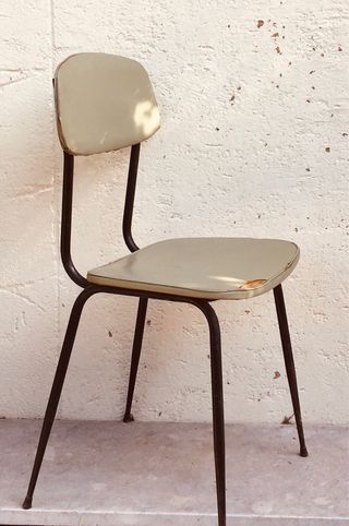 Sedia 1970 verde pisello