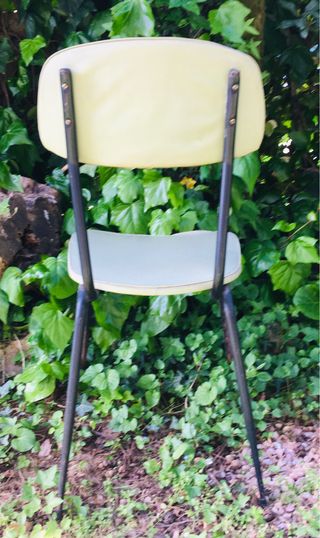 Sedia 1970 verde pisello