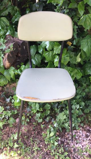 Sedia 1970 verde pisello