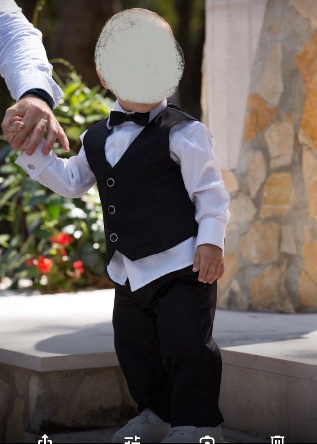 Abito cerimonia bimbo Valentino Minale