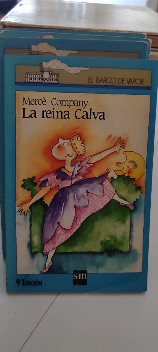 Libros, lote barco de vapor