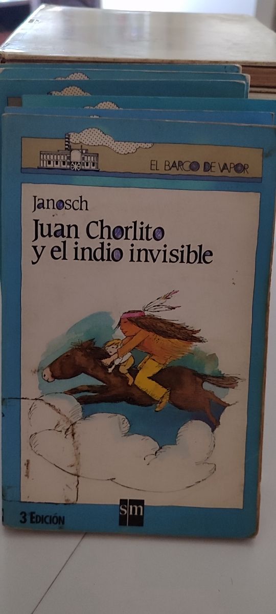 Libros, lote barco de vapor