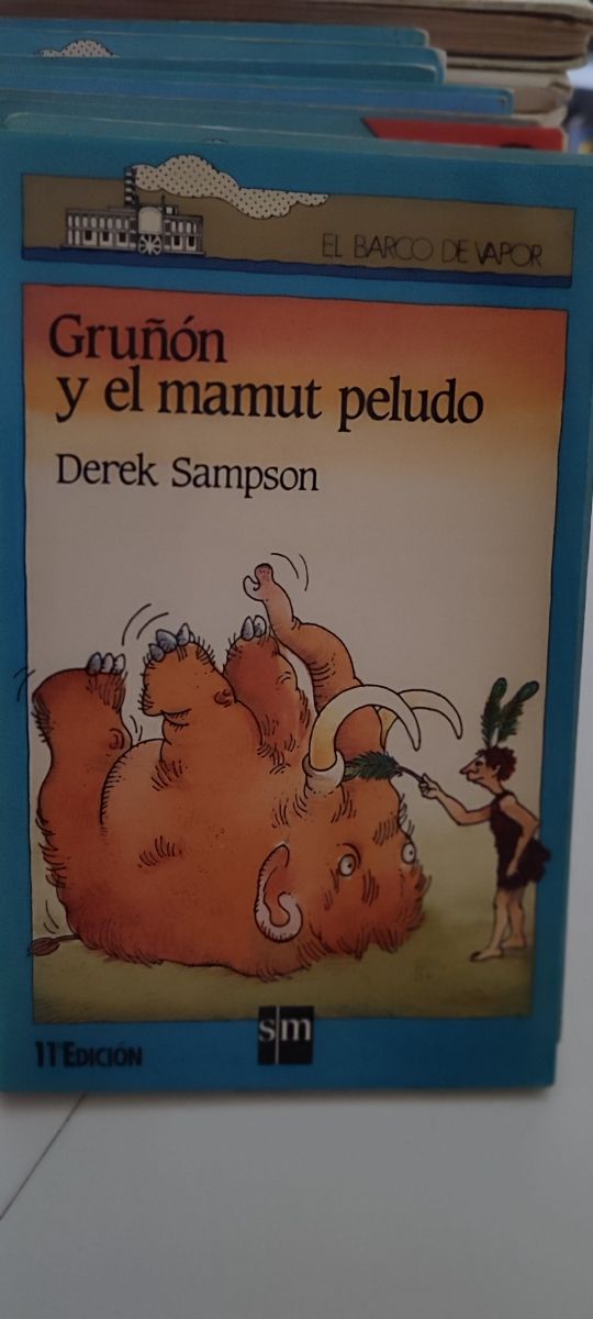 Libros, lote barco de vapor