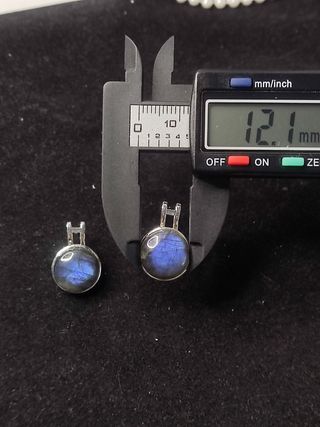 pendientes de plata labradorita