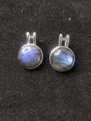 pendientes de plata labradorita