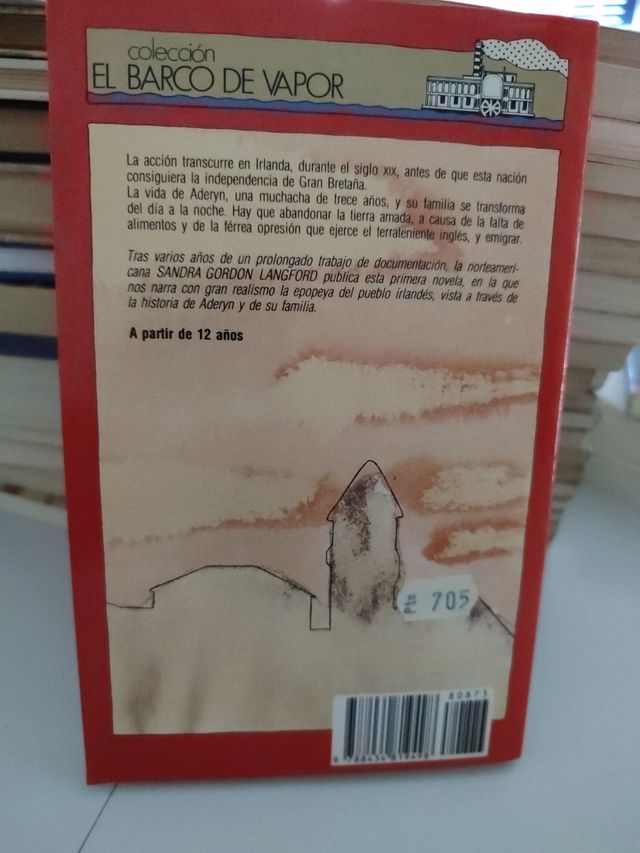 Libro "Pájaro rojo de Irlanda"