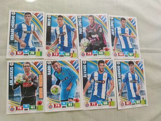 Cromos Adrenalyn Español varios años. 