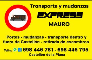 MUDANZAS Y TRANSPORTES Castellón y alrededores