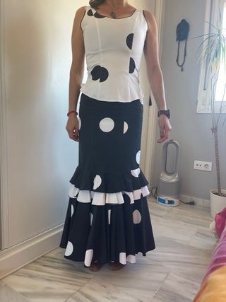 Falda rociera y corpiño