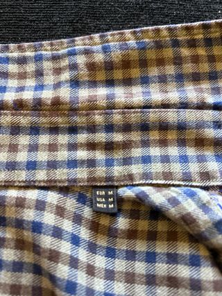 Camisa cuadros M Massimo Dutti