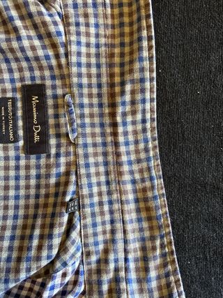 Camisa cuadros M Massimo Dutti