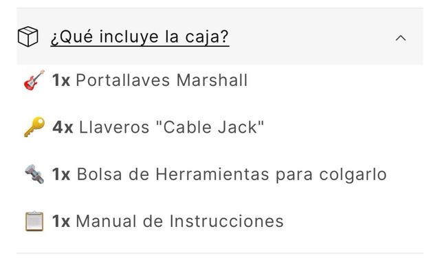 Colgador llaves Marshall