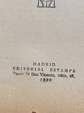 Lote Editorial Estampa 1930 3 novelas