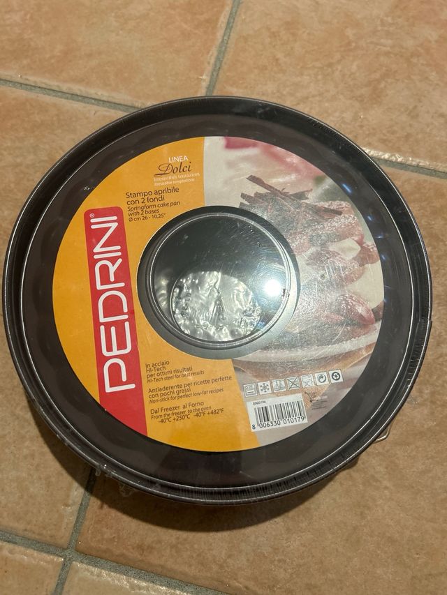 Stampo apribile con due fondi Pedrini 26 cm