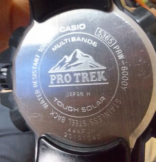 Casio Protrek prw6000Y + correa naranja nueva