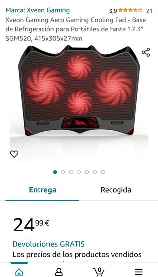Base De Refrigeración Para Portátiles