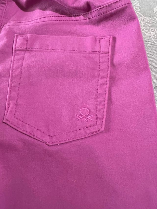 pantaloni Benetton in cotone bambina (8-9 anni)