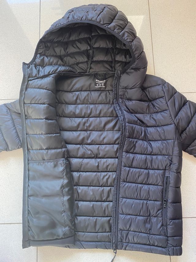 Chaqueta de plumas negro