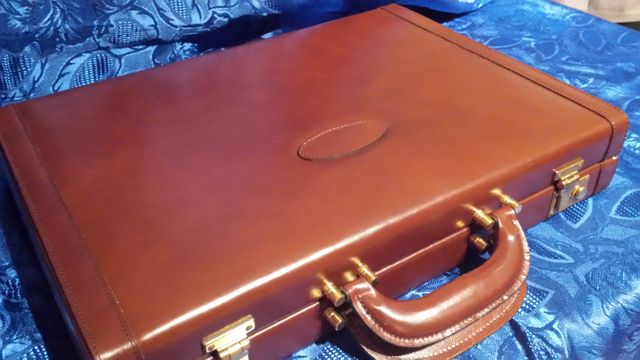 Cartella professionale rigida in pelle