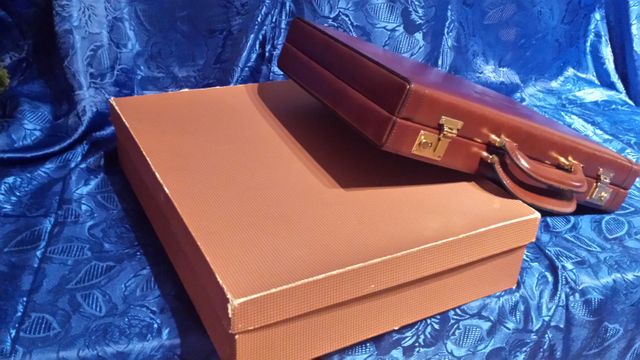 Cartella professionale rigida in pelle