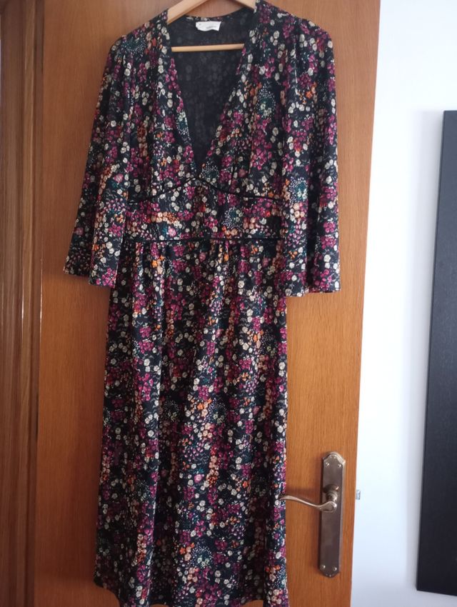 Vestido largo mujer estampado