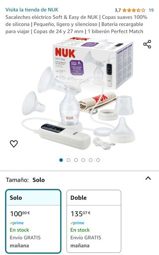 Sacaleches Nuk eléctrico