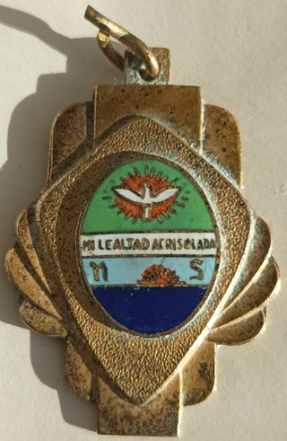 Medalla muy antigua "Mi lealtad Acrisolada"