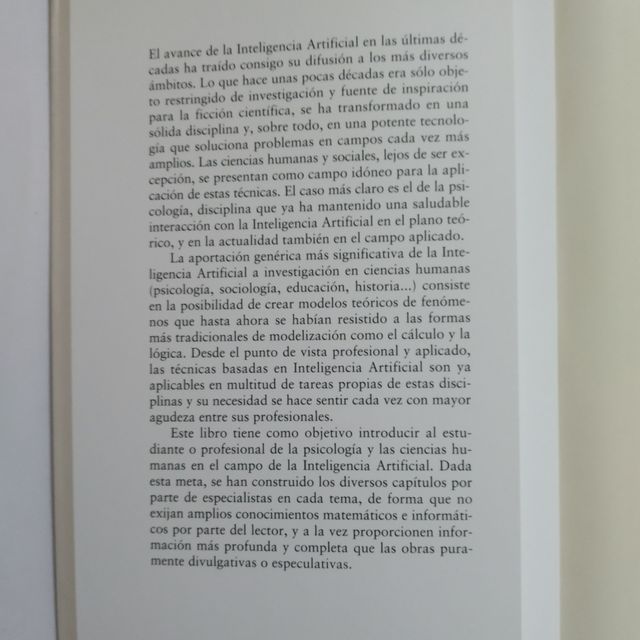 Psicología e Inteligencia Artificial