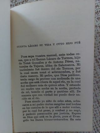 Lazarillo de Tormes. Anónimo.