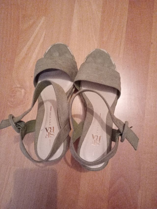 sandalias de cuña de esfera,sin estrenar,talla 39