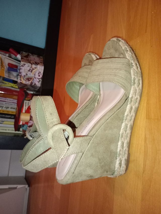 sandalias de cuña de esfera,sin estrenar,talla 39