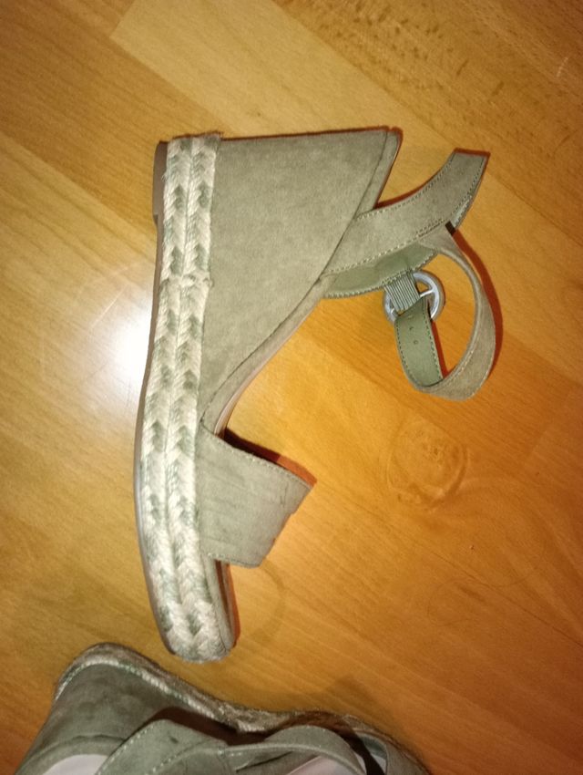 sandalias de cuña de esfera,sin estrenar,talla 39
