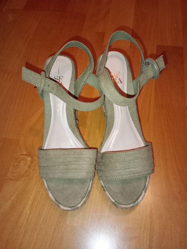 sandalias de cuña de esfera,sin estrenar,talla 39