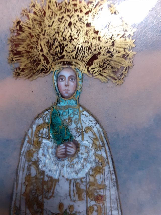 Cuadro esmalte Virgen Asunción Elche
