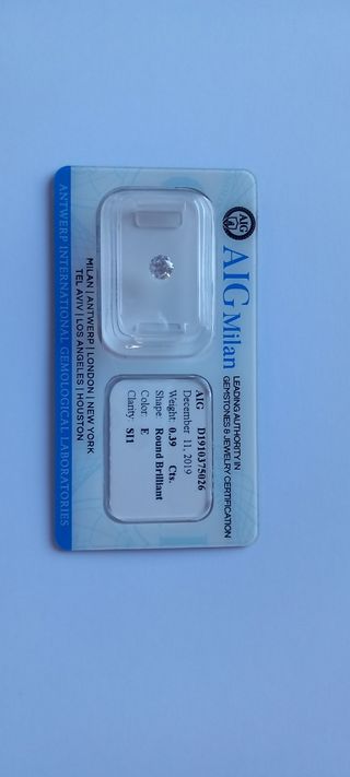 DIAMANTE NATURAL 0,39 Q E SI 1 EX