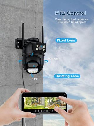 Camara vigilancia reobiux 2k negra NUEVA