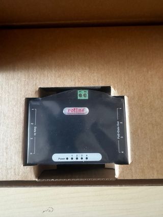 ROLINE Gigabit Ethernet PoE Injector, 4 porte