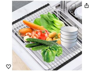 Escurridor de Platos Fregadero de Acero Inoxidable