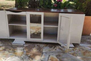 Mueble TV Aparador madera de castaño.