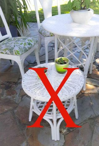 Conjunto muebles jardín