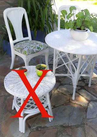 Conjunto muebles jardín