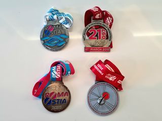Medaglie RomaOstia Half Marathon Collezione Storic