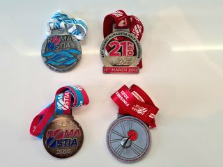 Medaglie RomaOstia Half Marathon Collezione Storic