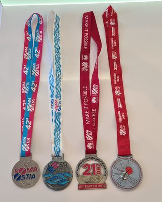 Medaglie RomaOstia Half Marathon Collezione Storic